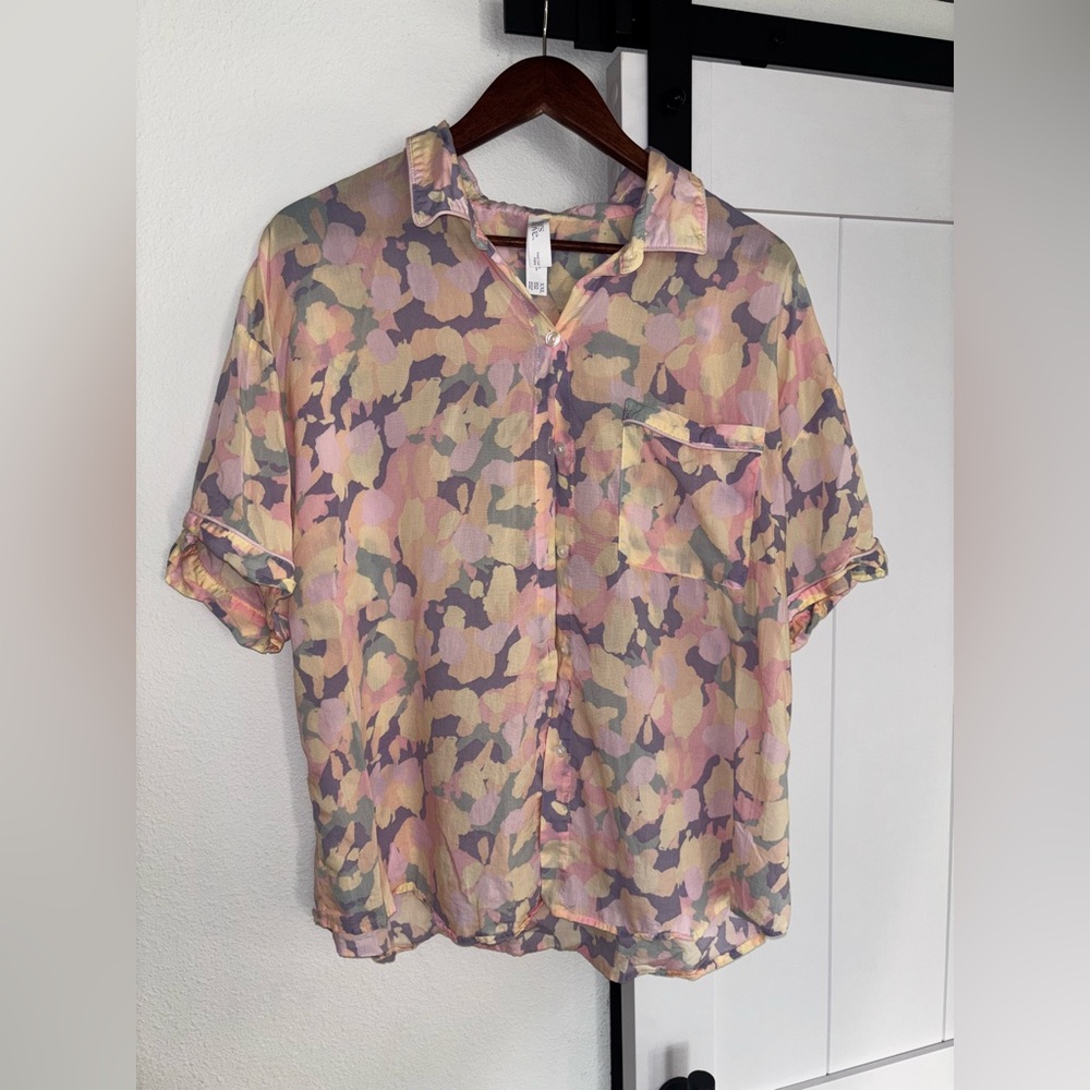 Stars Above Women's Pastel Button Down Shirt